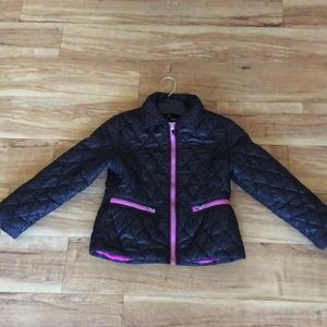 Girls Rothschild black and pink jacket size 7/8